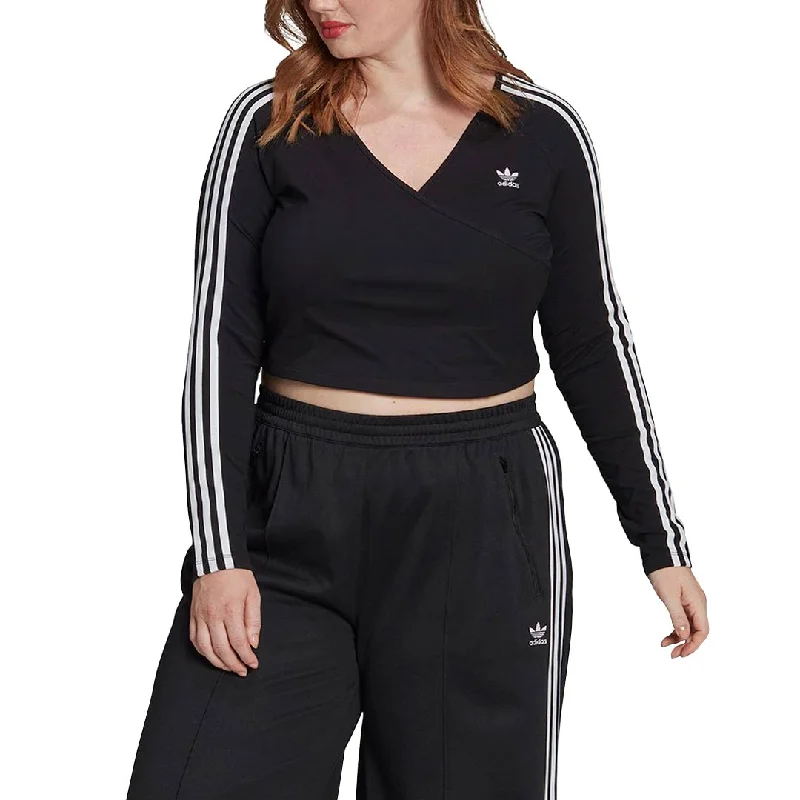 adidas - Women's Adicolor Classics Long Sleeve T-Shirt (Plus Size) (HD4586)