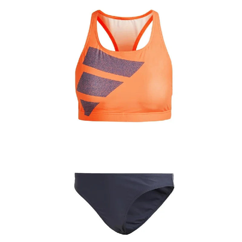 adidas - Women's Big Bars 2-Piece Swimsuit (HR4386)