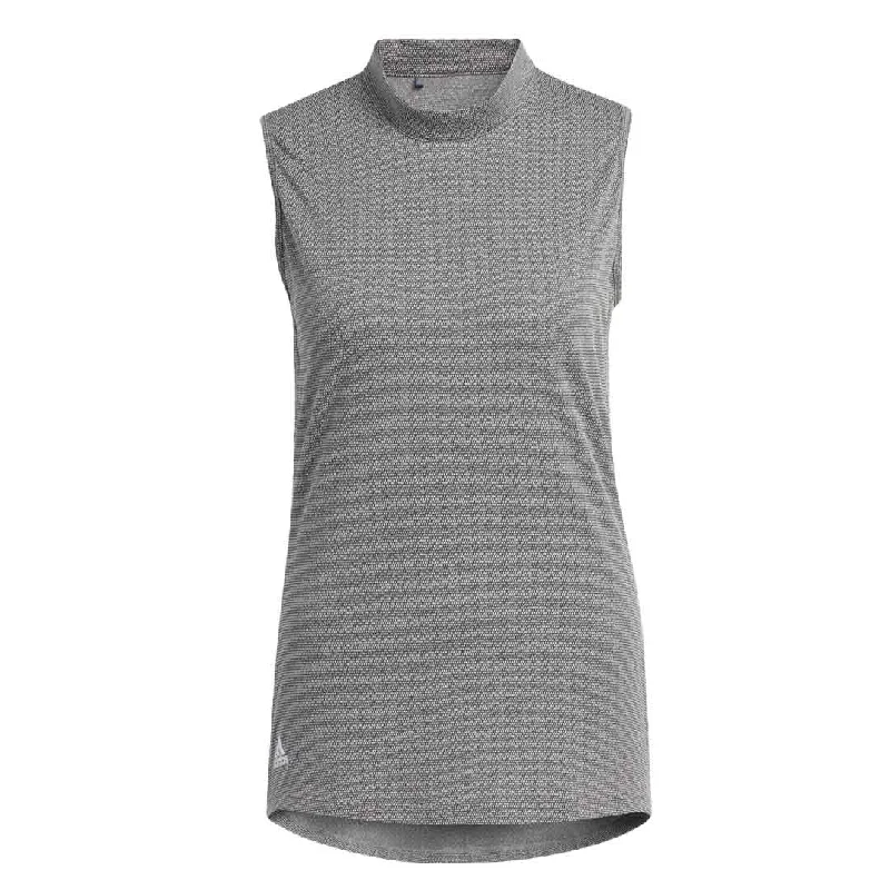 adidas - Women's Essentials Mock Neck Sleeveless Polo (HA3480)