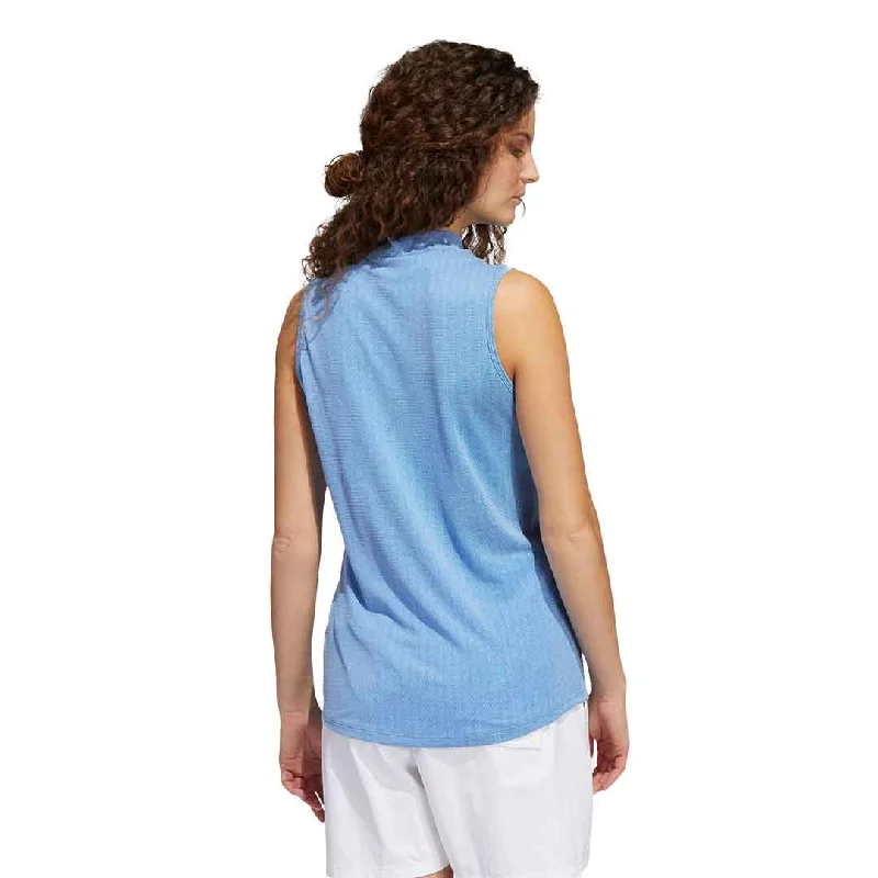 adidas - Women's Essentials Mock Neck Sleeveless Polo (HA3484)