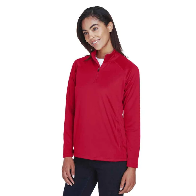 Devon & Jones - Women's 1/4 Zip Tech Shell Pullover (DG440W 52)