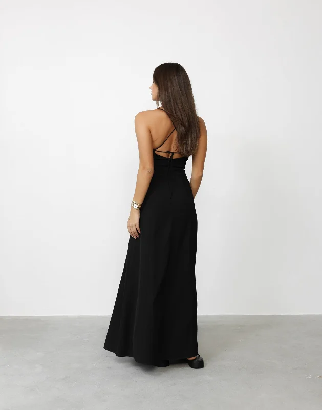 Mirielle Maxi Dress (Black)