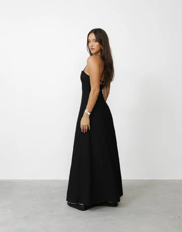 Mirielle Maxi Dress (Black)