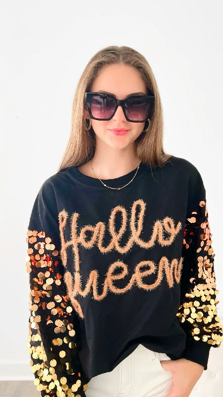 ""Hallow Queen"" Sequin Sweater