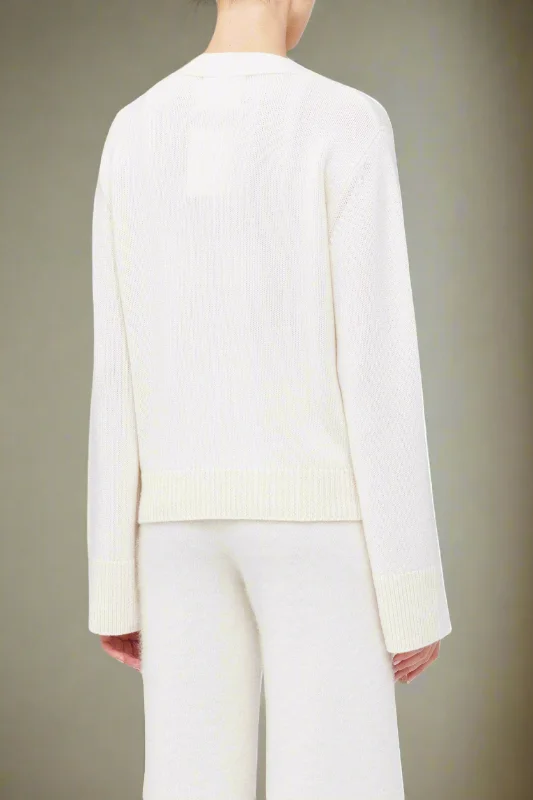 Danni Cream Cashmere Cardigan