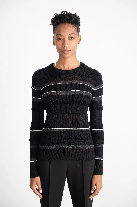 Judy Sweater, Black Multi