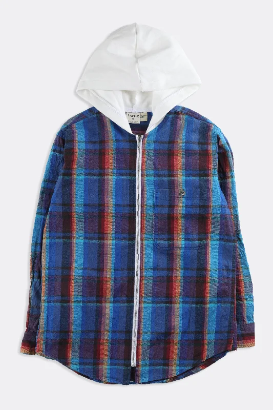 Rework Hooded Flannel - Women- XS, Men-XXS