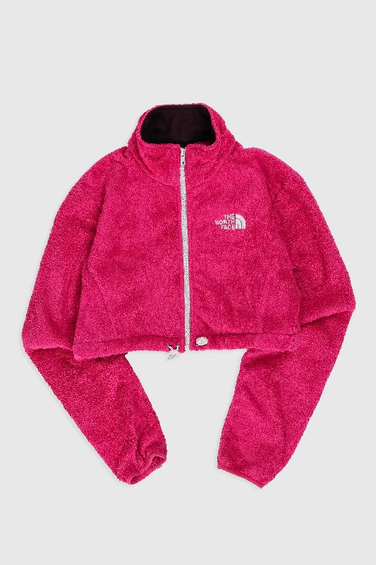 Rework North Face Crop Fleece Jacket - XS, S, M, L, XL