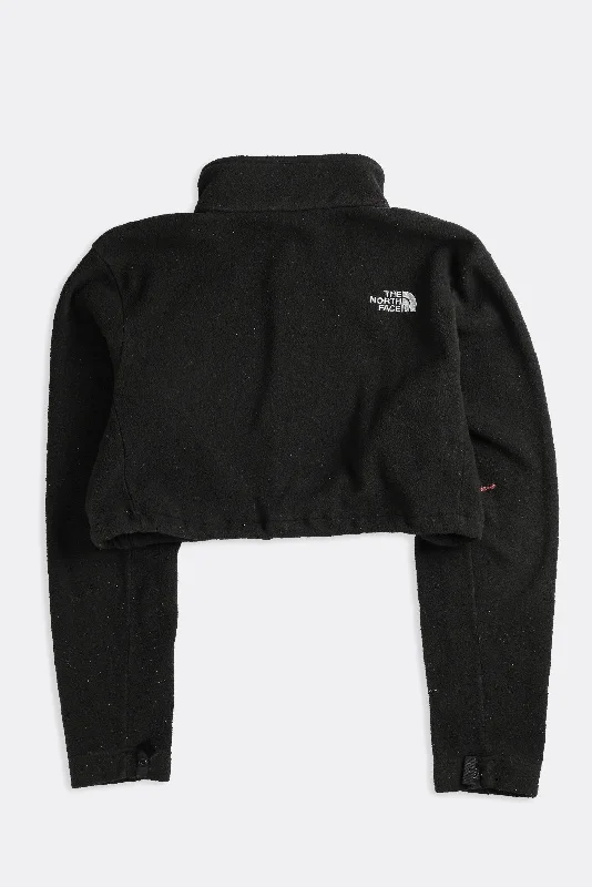 Rework North Face Crop Fleece Jacket - XS, S, M, L, XL