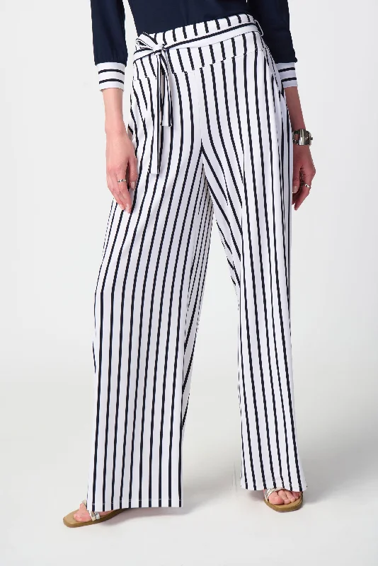 Joseph Ribkoff - 241135 Wide Leg Stripe Pant