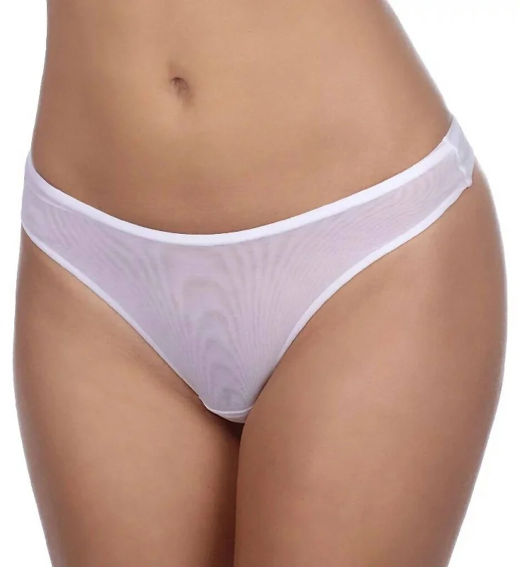 Natacha Low Cut Bikini Panty In White