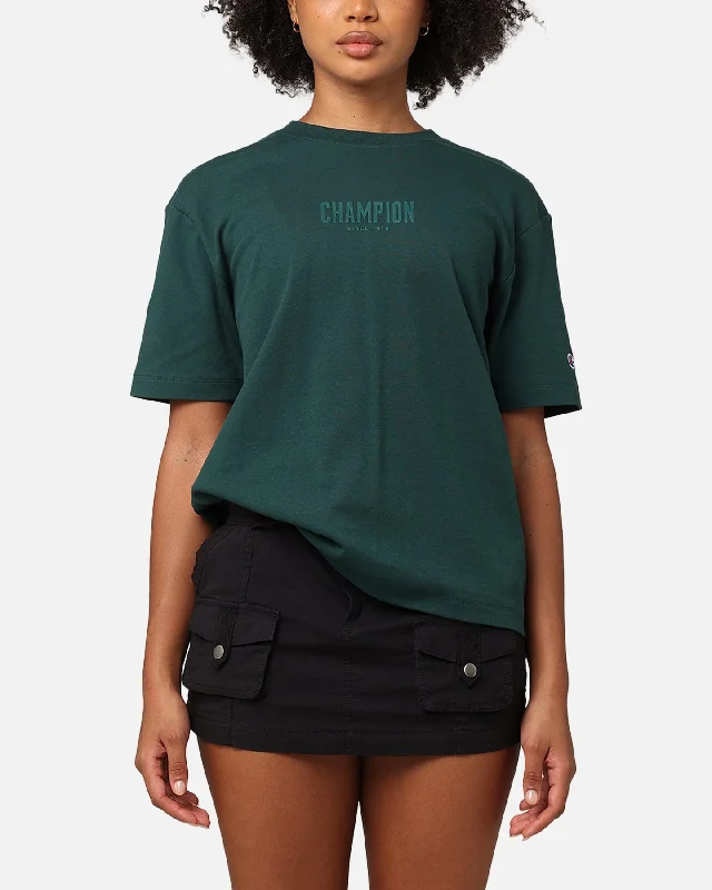 Champion Women's Rochester Base T-Shirt Cotton Forest Green