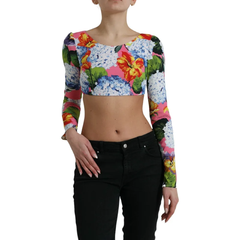 Dolce & Gabbana Floral Elegance Cropped Top