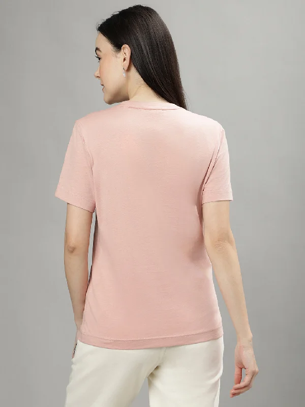 Gant Pink Fashion Logo Regular Fit T-Shirt