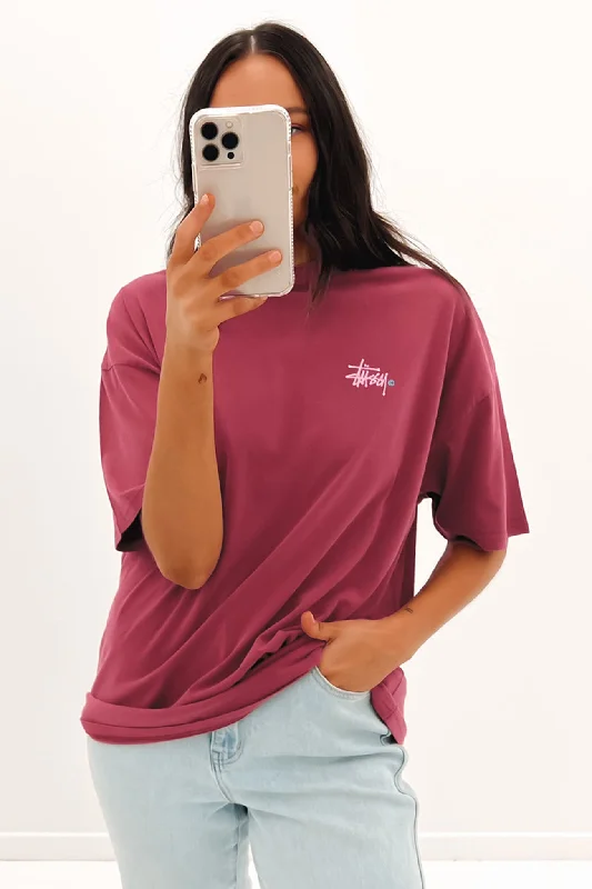 Graffiti Pigment Relaxed Tee Pigment Raspberry