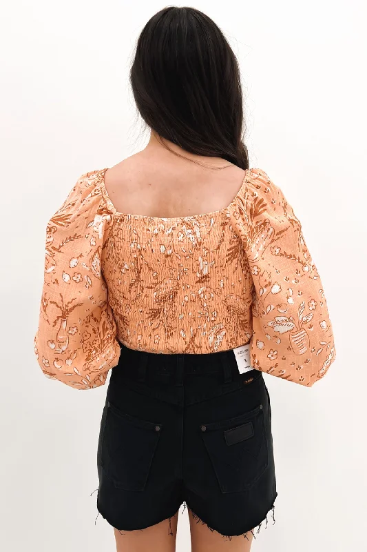 Louisa Top Orange