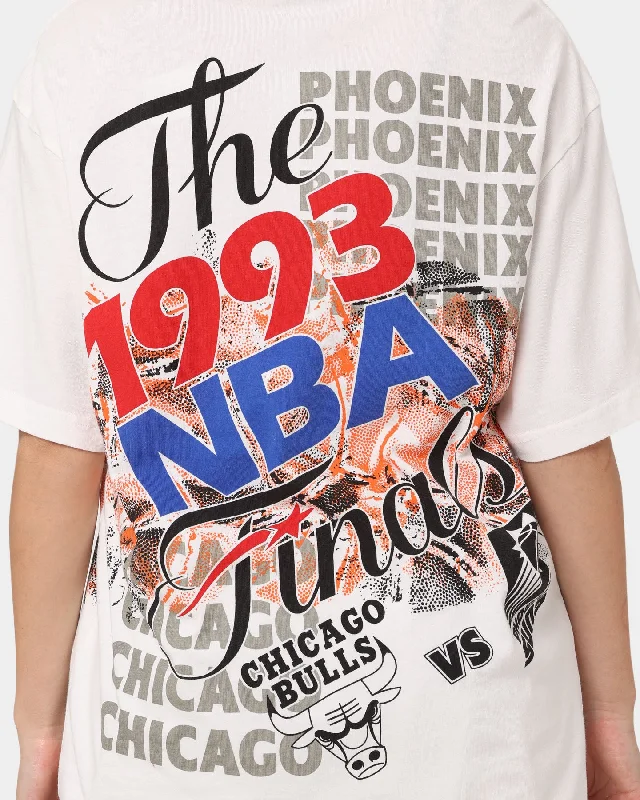 Mitchell & Ness Phoenix Suns VS Chicago Bulls 1993 Finals Vintage T-Shirt Vintage White