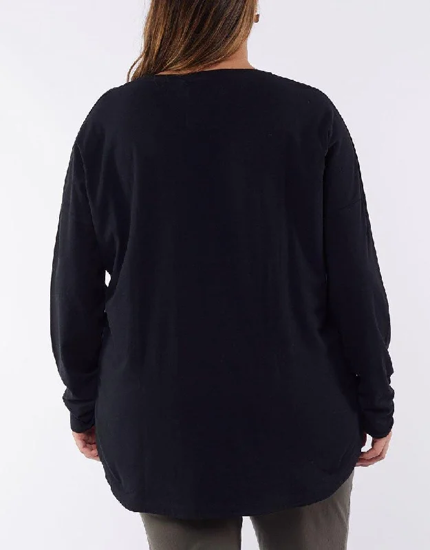 Society Long Sleeve Tee - Black