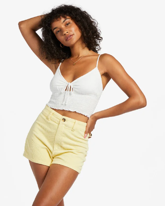 Free Fall Corduroy Shorts - Sunbeam