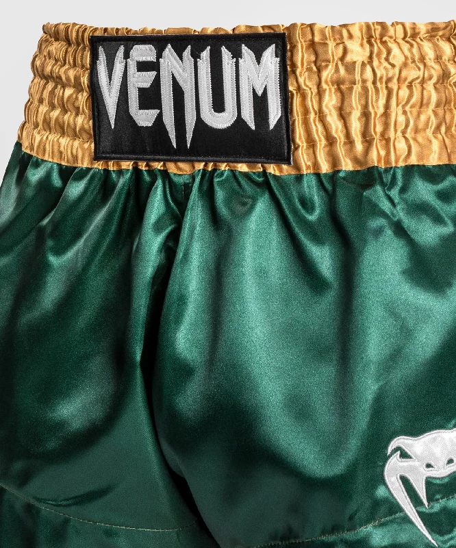 Venum Classic Muay Thaï Short - Green/Gold/White