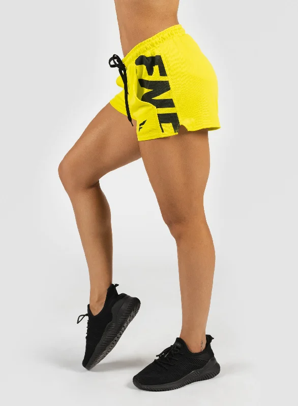 WOMEN'S TEK TRAINING SHORTS - NEON