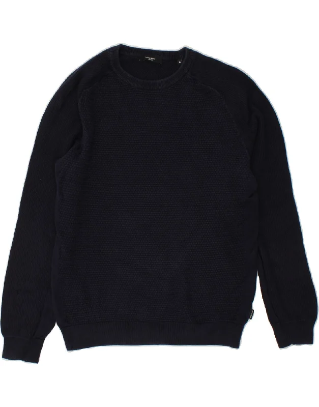 JACK & JONES Mens Sweatshirt Jumper Small Navy Blue