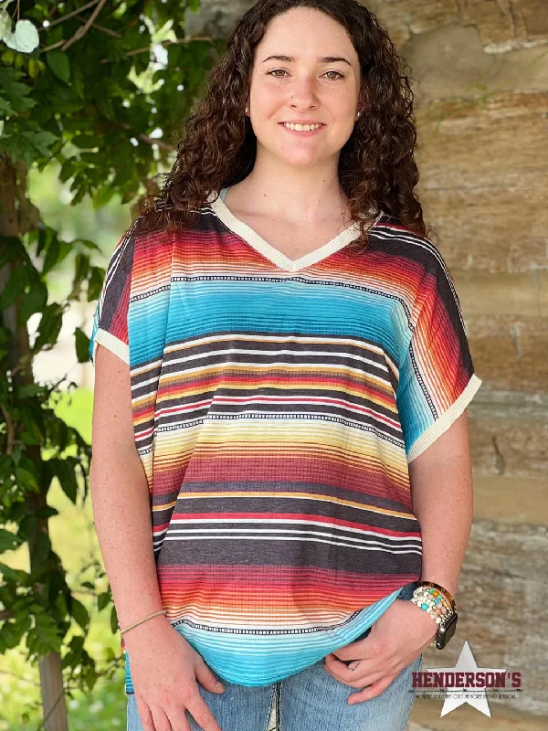 Serape Print Top